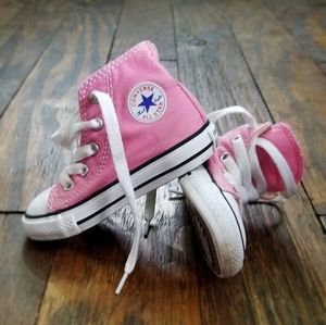 Pink Hightop Converse